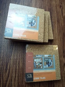 Quartet Cork Tiles 6x6 Inches Frameless set of 4 - Picture 1 of 6