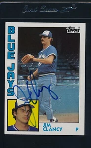 1984 Topps #575 Jim Clancy Blue Jays auto firmata *14853 - Foto 1 di 1