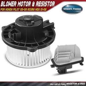 Front HVAC Blower Motor & Resistor Kit for Honda Pilot 2003-2008 Acura MDX 01-06 - Picture 1 of 9