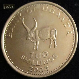 *GUTSE* UGANDA, 100 SHILLINGS 2003, SANGA, SIN CIRCULAR. - Imagen 1 de 2
