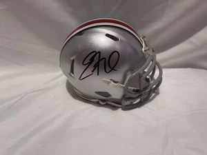 Mini casco firmado Ohio State Buckeyes EDDIE GEORGE PRUEBA - Imagen 1 de 2