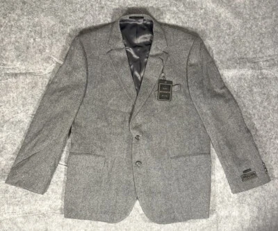 Jos A Bank Reserve Blazer Men’s 48R Grey Wool Cashmere Lanificio Campore NWT - Image 1 of 4