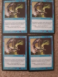 MTG 4 x Cloak of Invisibility - Mirage - Picture 1 of 2