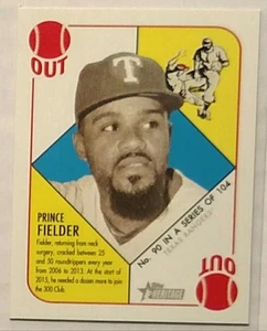 2015 Topps Heritage '51 Sammlung Prince Fielder 90 Mini Green Back Parallel SP - Bild 1 von 1