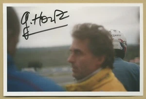 Gérard Holtz - Pilote automobile  & journaliste - Photo originale signée - Picture 1 of 1