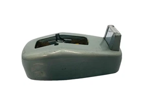 Vintage Heavy Metal Scotch Tape Desk Dispenser Made in USA MCM (No Wheel) - Picture 1 of 7
