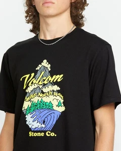 VOLCOM Men's PNW Short Sleeve Tee - Black - Picture 1 of 6