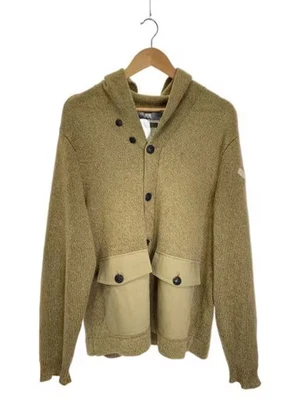 RRL/1 Star/Shawl Collar/Heavyweight Cardigan/XL/Linen/KHK - Image 1 of 4