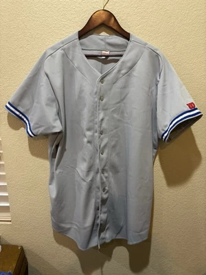 Vintage Wilson Sample Baseball Jersey Gray W/ Red White Blue  Size XXL USA Made - Image 1 of 4