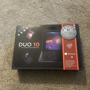 Tablet Duo 10 10.1 Nuvision 2 en 1 Edición Windows 10 TOTALMENTE NUEVA EN CAJA 32 GB - Imagen 1 de 12