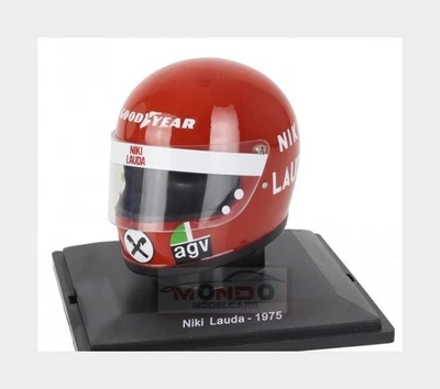 1:5 EDICOLA Helmet F1 Casco Niki Lauda 312T World Champion 1975 HELFE06 - Immagine 1 di 2