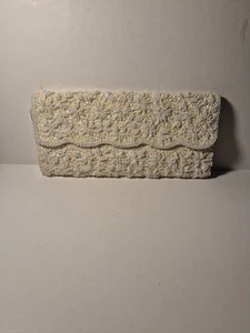 Bolso de Mano Vintage Micro Semilla Cuentas Lentejuelas Hecho a Mano en Hong Kong - Imagen 1 de 7