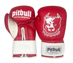 Pitbull Guante De Boxeo Equipamiento 10 ONZAS Rojo - Imagen 1 de 2