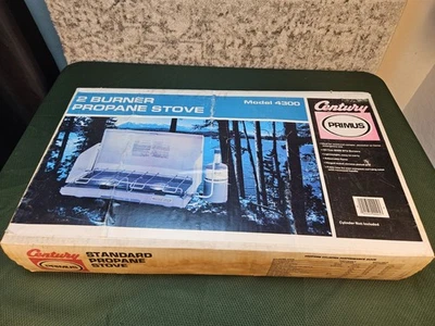 Estufa de propano vintage Century Primus 2 quemadores modelo 4300  Foto 1 de 4