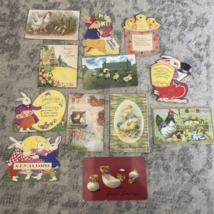 Lote de postales antiguas vintage de principios de 1900-1920 de Pascua - Imagen 1 de 6