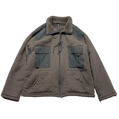 Vintage Army Jacket Military B Pile Bear Cold FleeceUtility tactical Hiking USED - Image 1 of 4