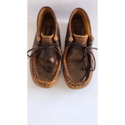 Clarks Originals Leather Wallabee Kids Brown Beeswax Crepe Sole Size 11 S0029 - Image 1 of 4