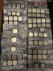 Lot of 70 Intel CPUs – Mixed i5 & i7 – Pulled from Working PCs – Untested As-Is - Picture 1 of 6