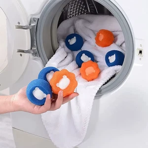 5Pcs Pet Hair Remover Ball for Washing Machine Lint Catcher UK - Picture 1 of 18