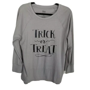 State of Mine Small sweatshirt trick or treat Halloween graphic lightweight - Picture 1 of 4