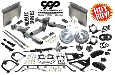 62-67 CHEVY II NOVA FRONT IFS MUSTANG 2 BLACK CPP C7 VETTE  13' BRAKE Foto 1 de 4