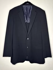 Brooks Brothers Fitzgerald Full Canvas Solid Black Brookscool Blazer Coat 42 L - Bild 1 von 7