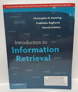 Introduction to Information Retrieval South Asian Edition - Picture 1 of 1