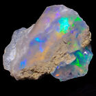Natural Welo Fire Ethiopian Opal Rough Loose Gemstone 3 Ct. 12X11X7 mm EE-41978