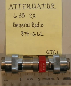 GR874 Attenuator 6dB 2X General Radio P/N: 874-G6L - Picture 1 of 1