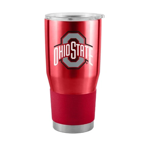 Ohio State Buckeyes 30oz Stainless Steel Travel Tumbler [NEW] NCAA Mug Glass Cup Cover