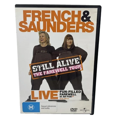 French & Saunders DVD - Still Alive The Farewell Tour Region 2 & 4 PAL Free Post - image 1 of 4