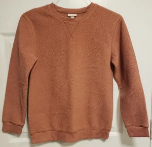 GIRLS FAUX FUR FLEECE SWEATSHIRT - by CAT & JACK - XL (16) - EX LONG - RN 17730 - Picture 1 of 4