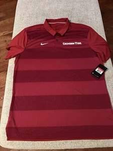 Nike Dri Fit Alabama Crimson Tide Early Season Polo Men's Large 908412-613 NWT - Bild 1 von 5