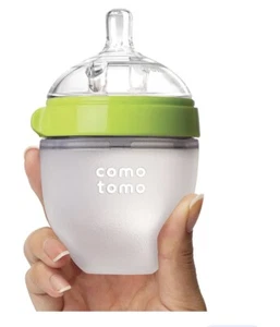 Comotomo Natural Feel Baby Bottle Green 150ml - Picture 1 of 1