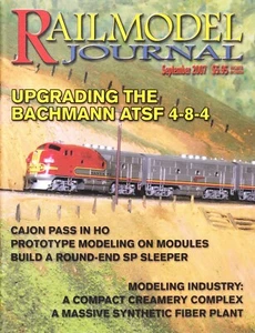RAILMODEL JOURNAL 9/07 CREAMERY, TEXTILE PLANT, SANTA FE FM H10-44, NYC, MODULES - Picture 1 of 2