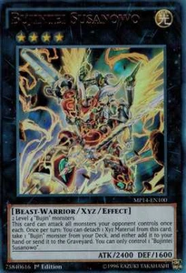 Bujintei Susanowo MP14-EN100 X 1 Mint  1st  YUGIOH ULTRA HOLO  - Picture 1 of 1