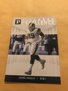 2018 Panini Aaron Donald Los Angeles Rams Pillars Of Excellence Free Shipping - Picture 1 of 3