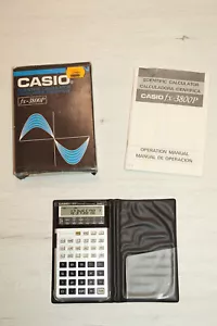 VINTAGE CALCULATOR "CASIO FX-3800P" ORIGINAL JAPAN 80s - Imagen 1 de 2