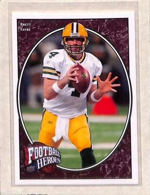 2008 Upper Deck Football Heroes #6 Brett Favre  NM - Image 1 of 2
