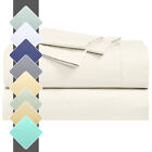  Split Cal-King 100% Cotton Percale Sheet Set Breathable Crispy Percale Sheets