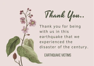 Gif Card (Help Card) Türkiye earthquake survivor aid card - Picture 1 of 2