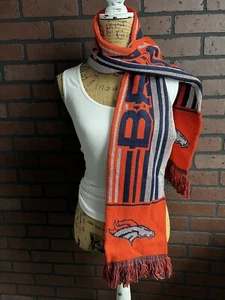 NFL Denver Bronco Schal Orange Silber - Bild 1 von 5