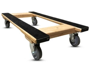Premium Massiv Eiche Holzmöbel H-Rahmen Dolly für Umzugsunternehmen - 18""x40"" mit Non-S - Bild 1 von 1