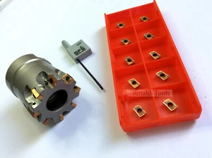 APKT 070204.......Messerkopf-SET 40mm / Z =10 mit IK!! NEU!! Mit Rechnung! - Bild 1 von 2