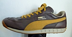 PUMA Easy Rider III Retro Vintage Sneaker Leder braun gelb Gr. 47 - Bild 1 von 10
