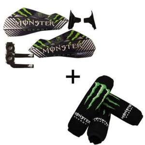 Green Black Energy Energy Shock Cover Hand Guard Bundle fits Yamaha YFZ 450 Quad - Picture 1 of 2