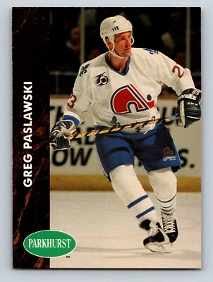 Greg Paslawski 1991-92 Parkhurst French #365 Quebec Nordiques - Image 1 of 2