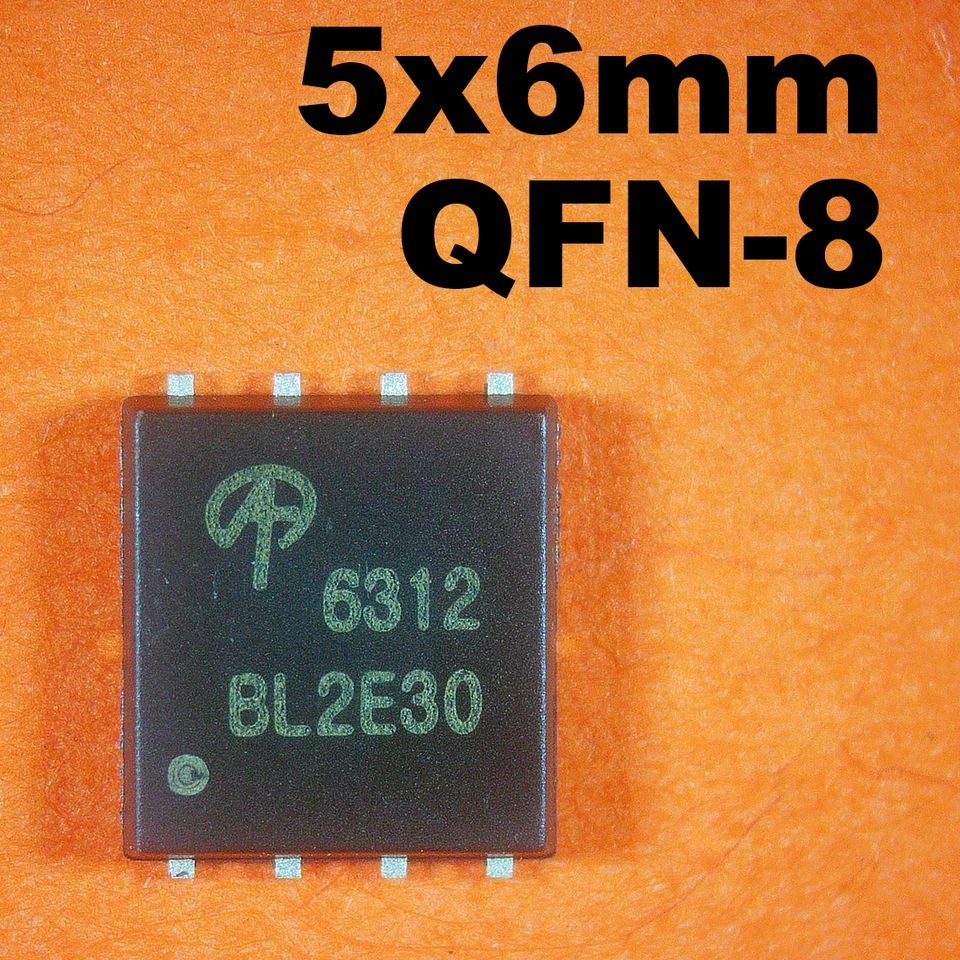 AON6312 AO6312  6312 N-Channel MOSFET  30V QFN-8 - Bild 1 von 1