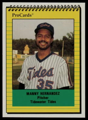 1991 ProCards Manny Hernandez Tidewater Tides - Image 1 of 2
