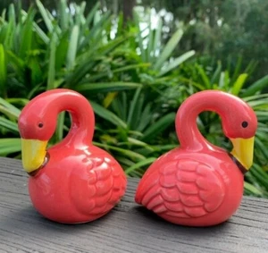 Rosa Flamingo Tropisch Salz Pfefferstreuer Sommer Ozean Maritim Strand Essen  - Bild 1 von 6